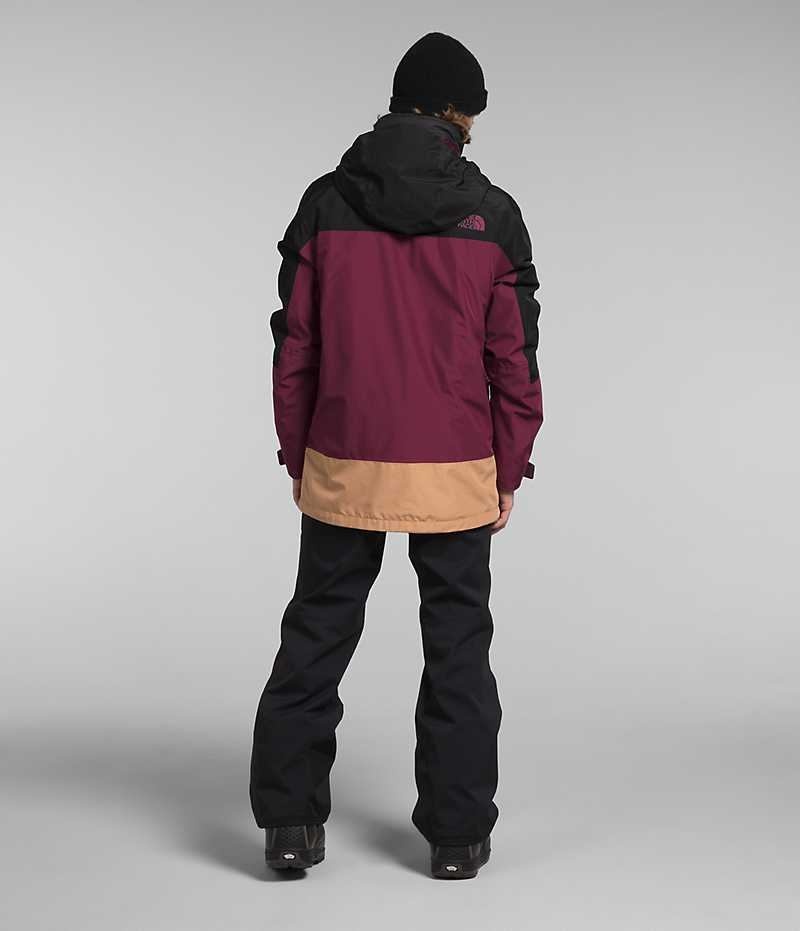 The North Face ThermoBall™ Eco Snow Triclimate® Kapüşonlu Ceket Erkek Küpe Çiçeği Siyah | ISTANBUL IOXE