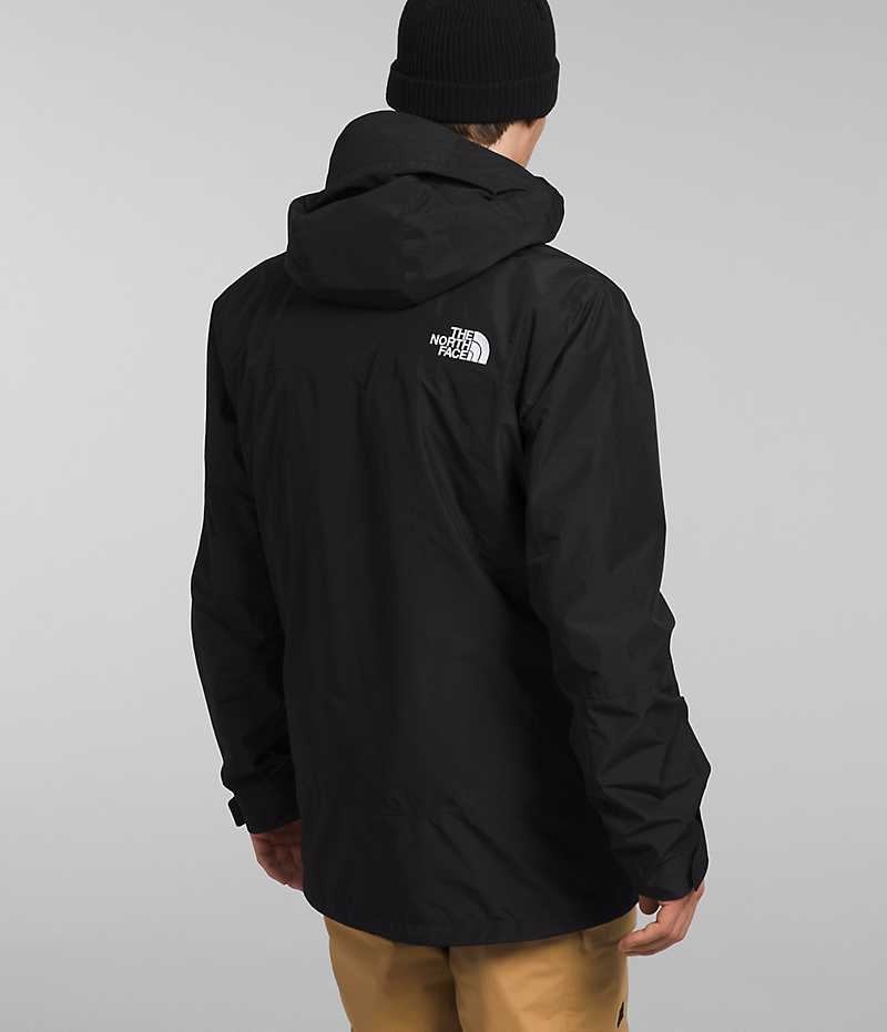 The North Face ThermoBall™ Eco Snow Triclimate® Kapüşonlu Ceket Erkek Siyah | ISTANBUL KWCA