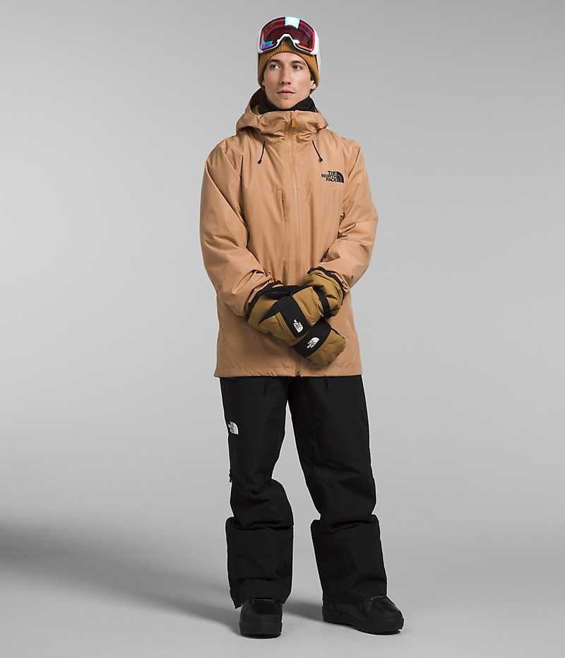 The North Face ThermoBall™ Eco Snow Triclimate® Kapüşonlu Ceket Erkek Haki | ISTANBUL KHQE