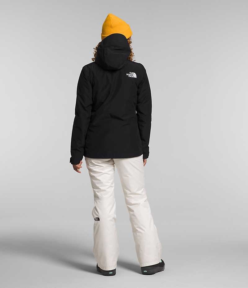 The North Face ThermoBall™ Eco Snow Triclimate® Yalıtımlı Ceketler Kadın Siyah | TÜRKIYE HLOX