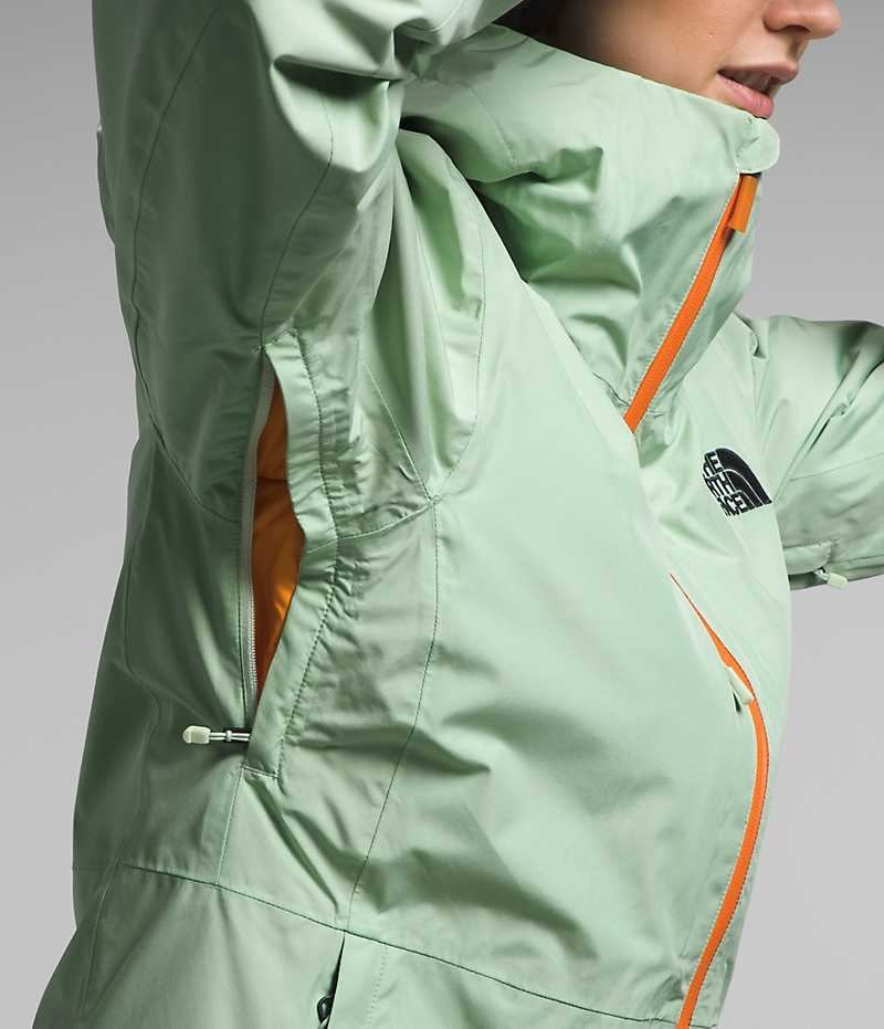 The North Face ThermoBall™ Eco Snow Triclimate® Yalıtımlı Ceketler Kadın Nane | TÜRKIYE IVAY