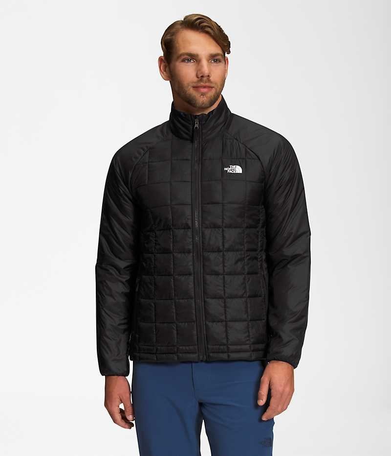 The North Face ThermoBall™ Eco Triclimate® Yalıtımlı Ceketler Erkek Koyu Gri | TÜRKIYE QSGM