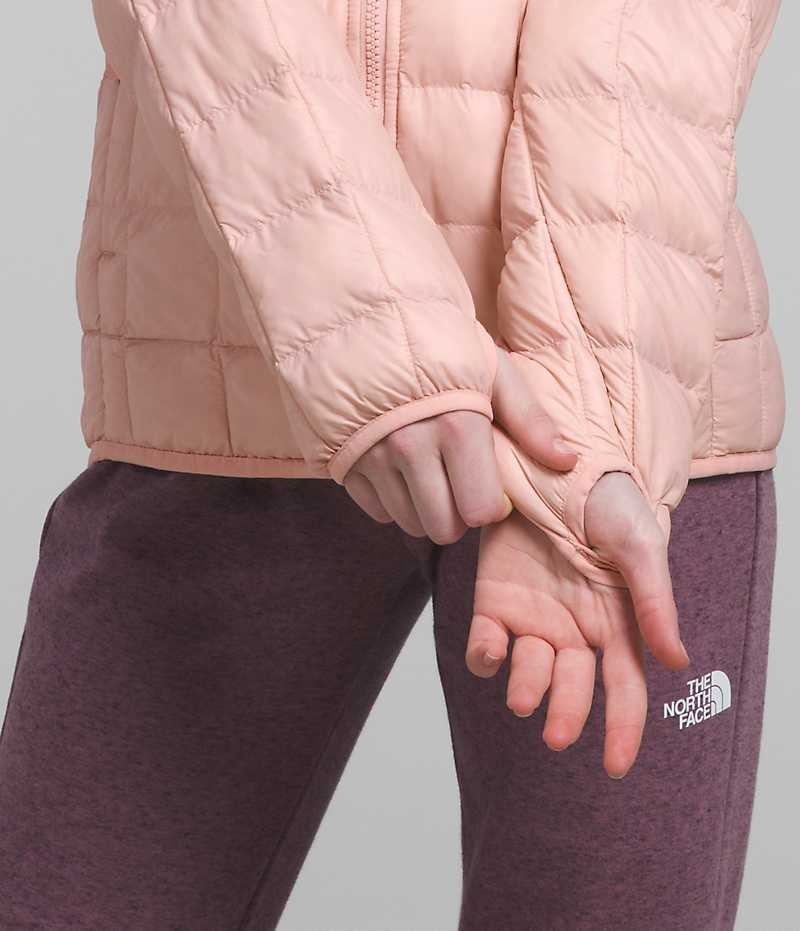 The North Face ThermoBall™ Kukuletalı Aşağı Ceket Kiz Çocuk Pembe | TÜRKIYE INOJ