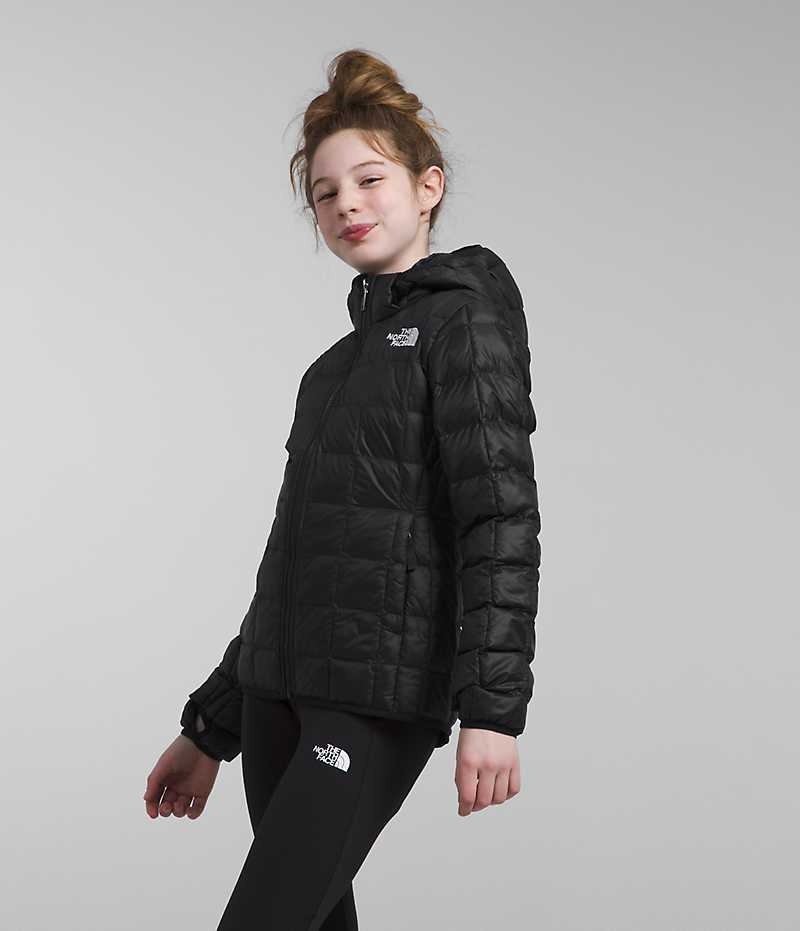 The North Face ThermoBall™ Kukuletalı Aşağı Ceket Kiz Çocuk Siyah | ISTANBUL OSTH