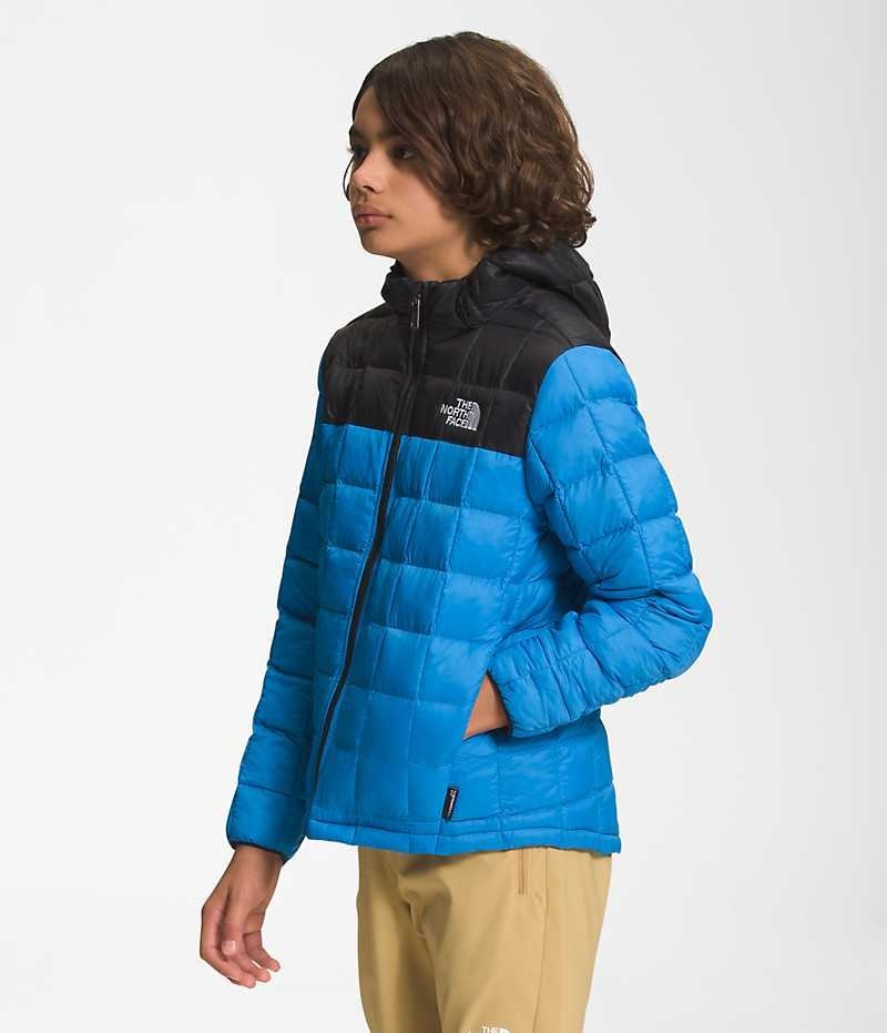 The North Face ThermoBall™ Kukuletalı Aşağı Ceket Erkek Çocuk Mavi | TÜRKIYE MXZD