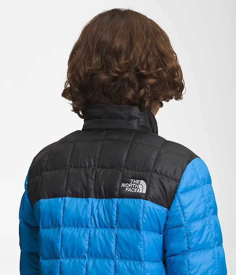 The North Face ThermoBall™ Kukuletalı Aşağı Ceket Erkek Çocuk Mavi | TÜRKIYE MXZD