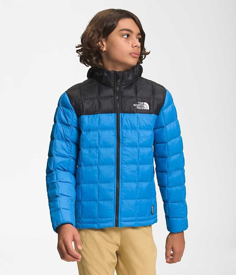 The North Face ThermoBall™ Kukuletalı Aşağı Ceket Erkek Çocuk Mavi | TÜRKIYE MXZD