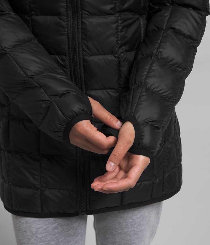 The North Face ThermoBall™ Parka Kiz Çocuk Siyah | TÜRKIYE QUSR