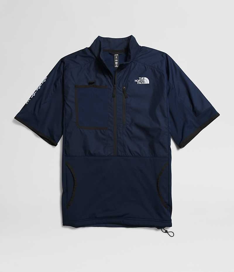 The North Face Trailwear Kışlık Warm Overshirt Tişört Erkek Lacivert | TÜRKIYE RQPU